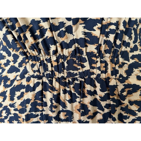 Beach Lunch Lounge Leopard Maxi Back‎ Cutout M - Picture 3 of 7